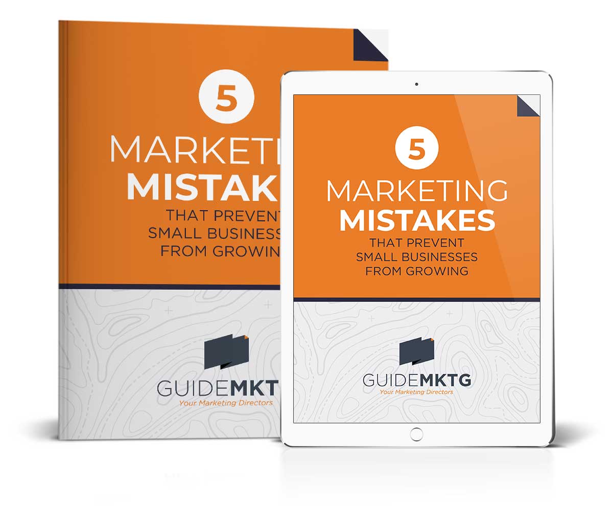 5 Marketing Mistakes guide mockup